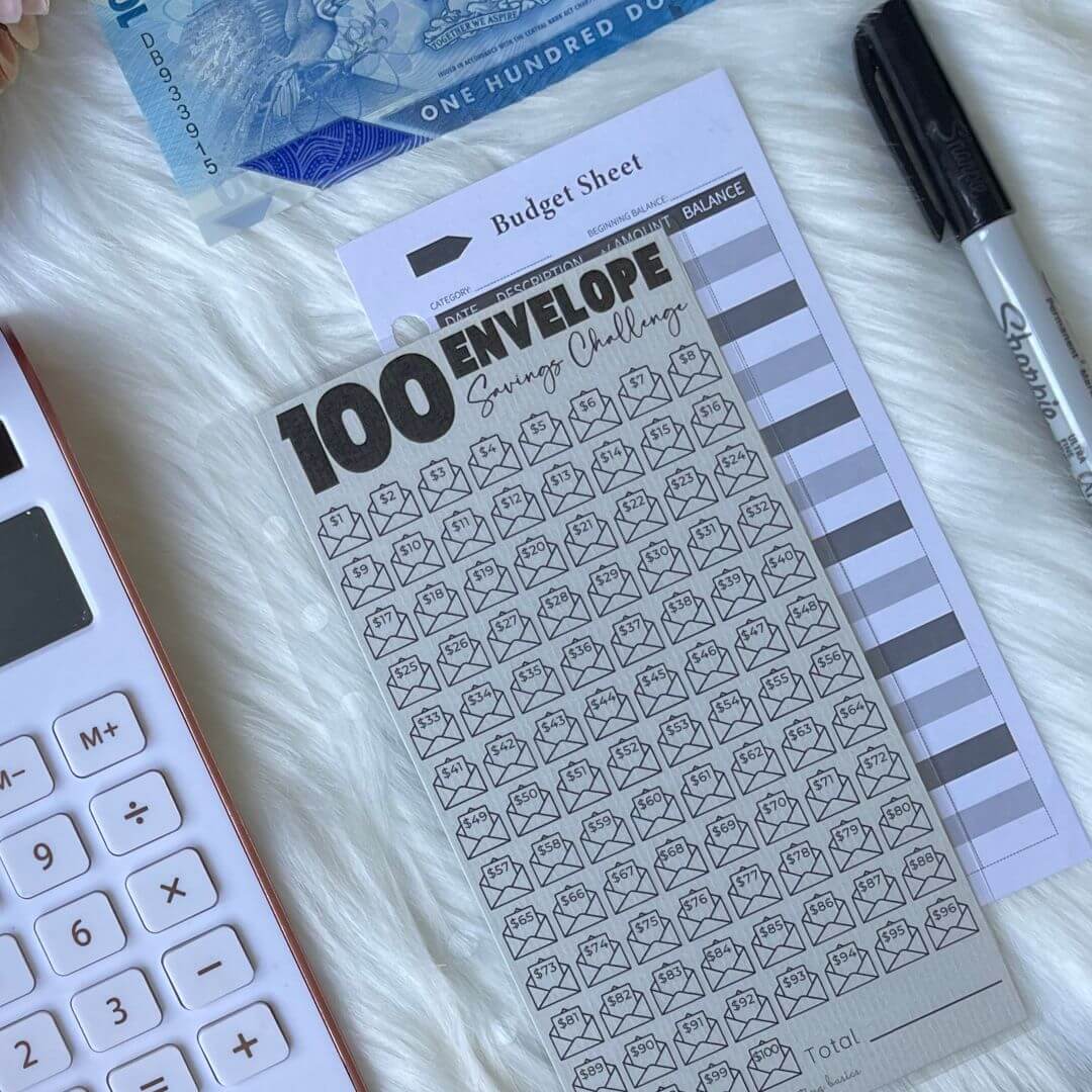 100 Envelope Savings Challenge Bundle
