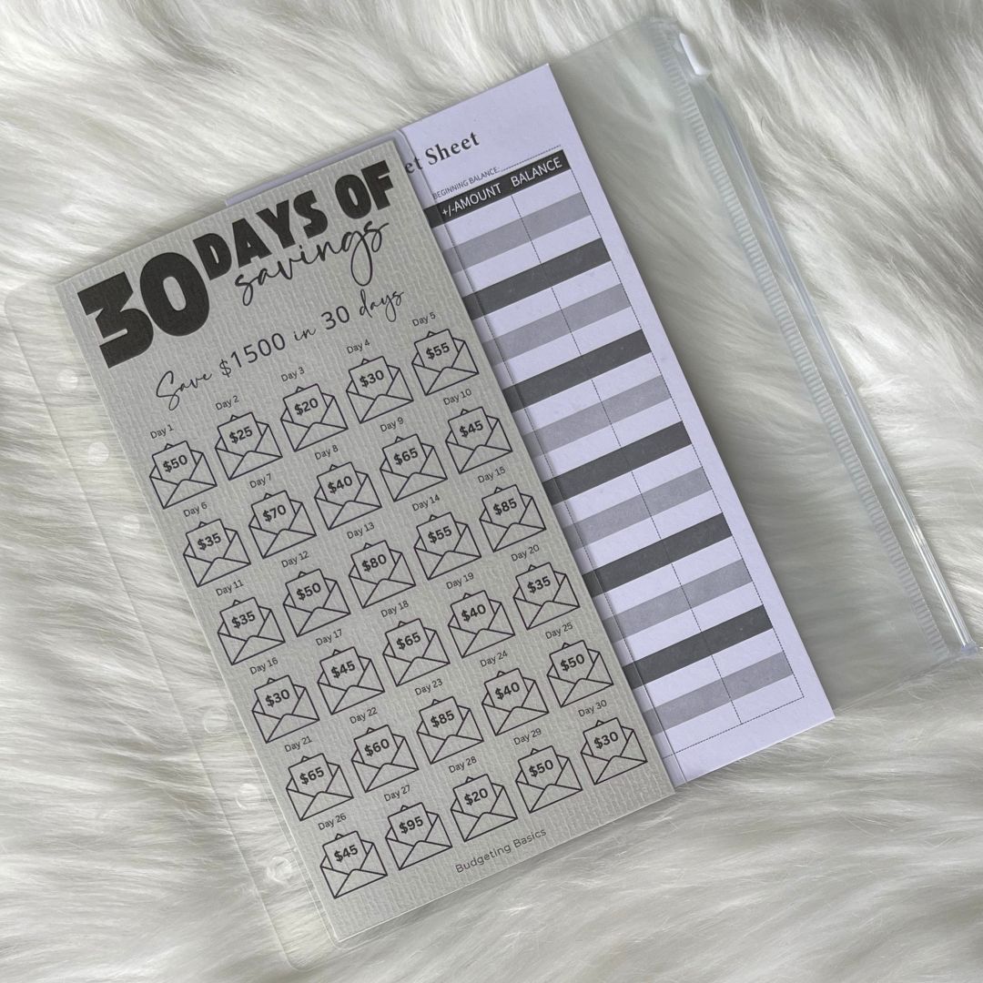 30 Day Savings Challenge