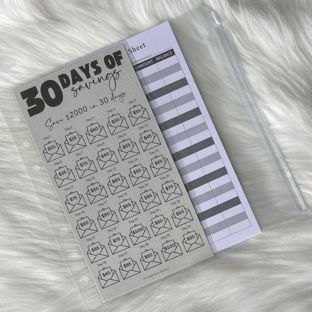 30 Day Savings Challenge
