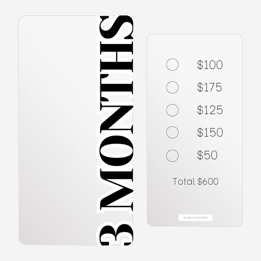 3-Month Savings Challenge Binder | Undated