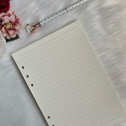 A5 Refill Paper I Lined Paper