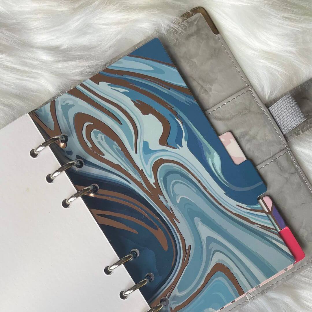 Set of 7 A6 Binder Dividers with Index Tab exclusively available at Budgeting Basics Trinidad and Tobago