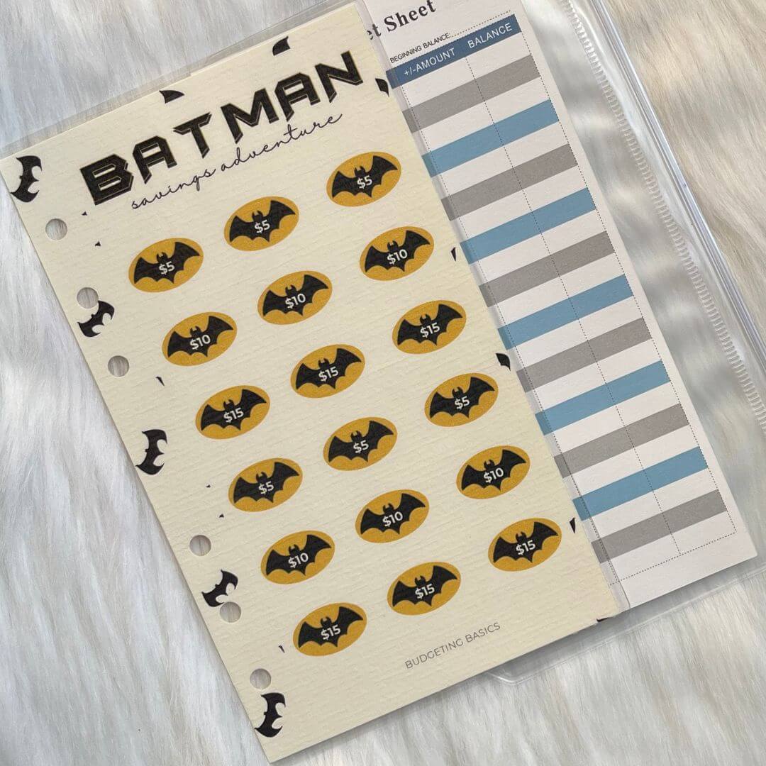 Savings Challenge Binder | Boys Ages 5 -12