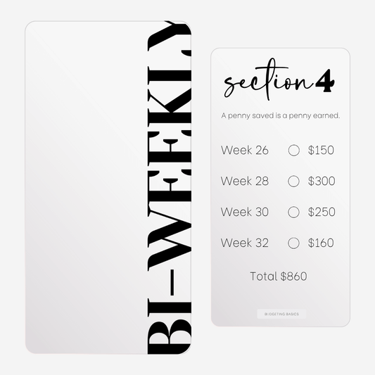 Bi-Weekly Savings Challenge Binder