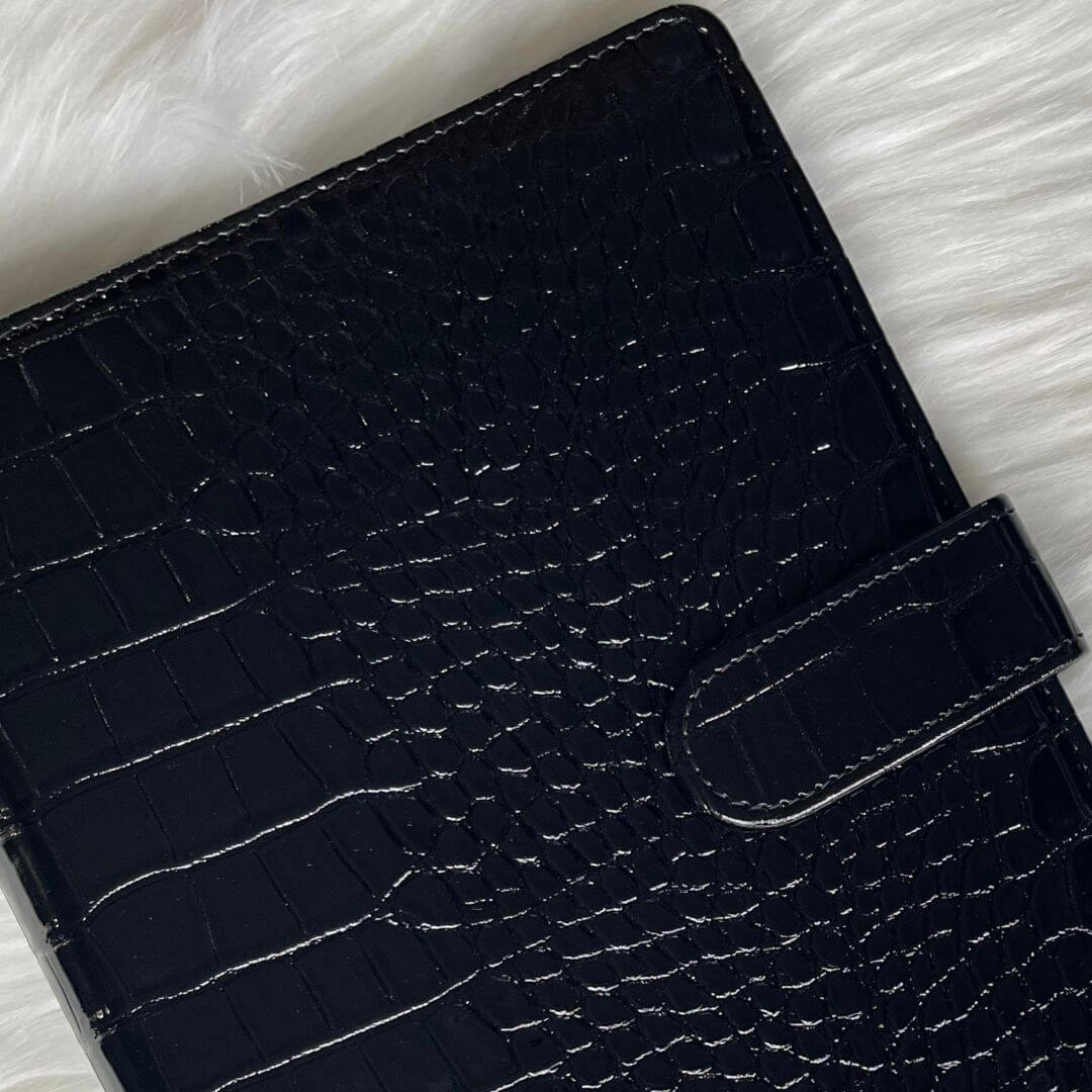 Luxe Croc Ring Binder | A5