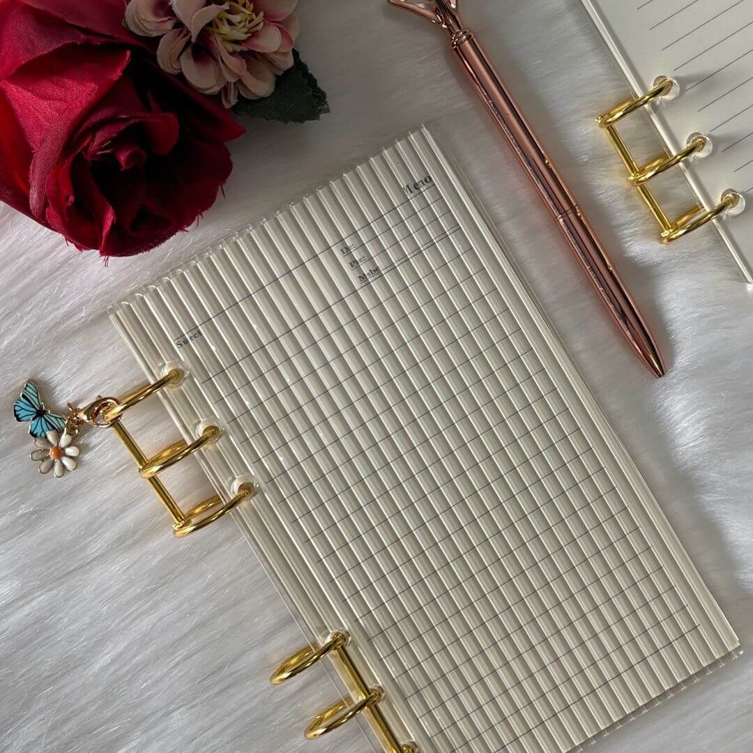 Acrylic Ring Binder Notebook