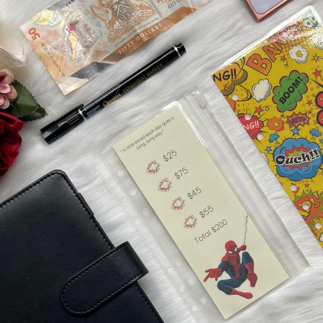 Savings Challenge Binder | Boys Ages 13-17