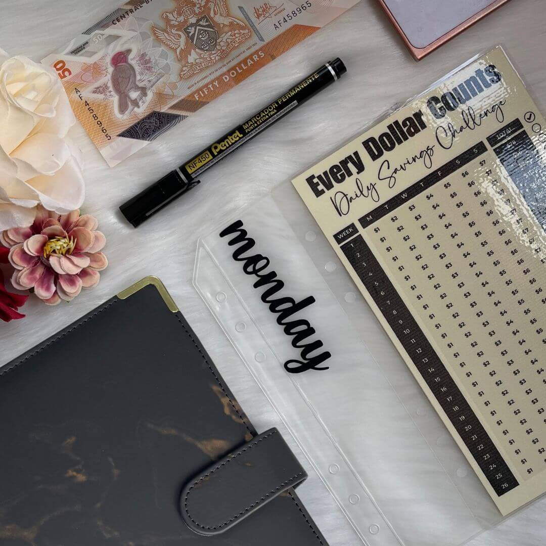 365 Days Savings Challenge | A5 Binder