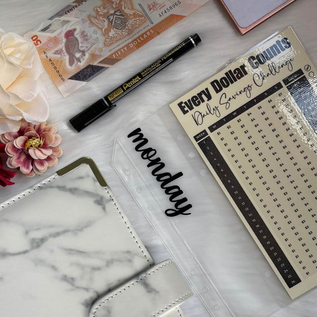 365 Days Savings Challenge | A5 Binder