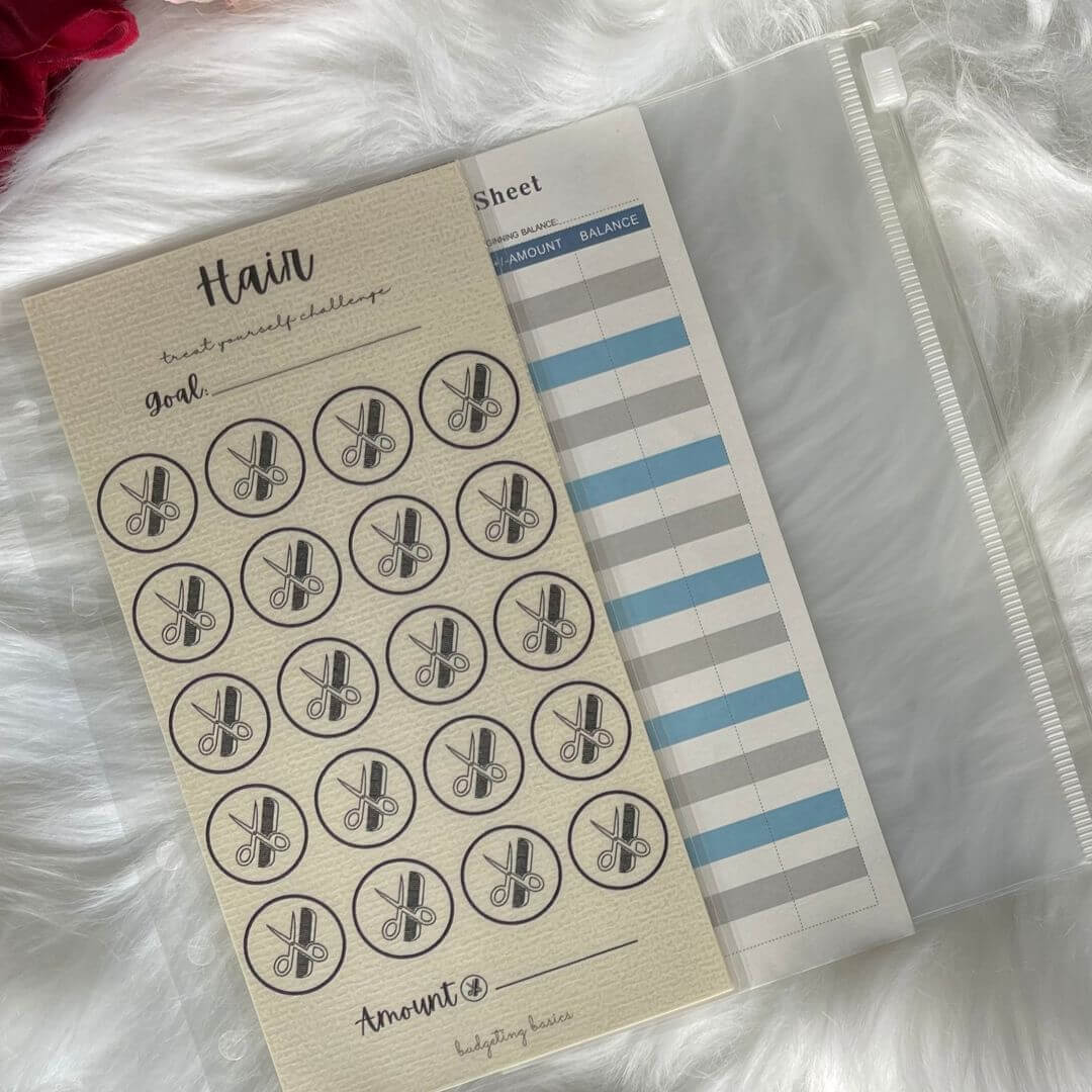 Hair Treat Yourself Savings Challenge exclusively available at Budgeting Basics Trinidad and Tobago
