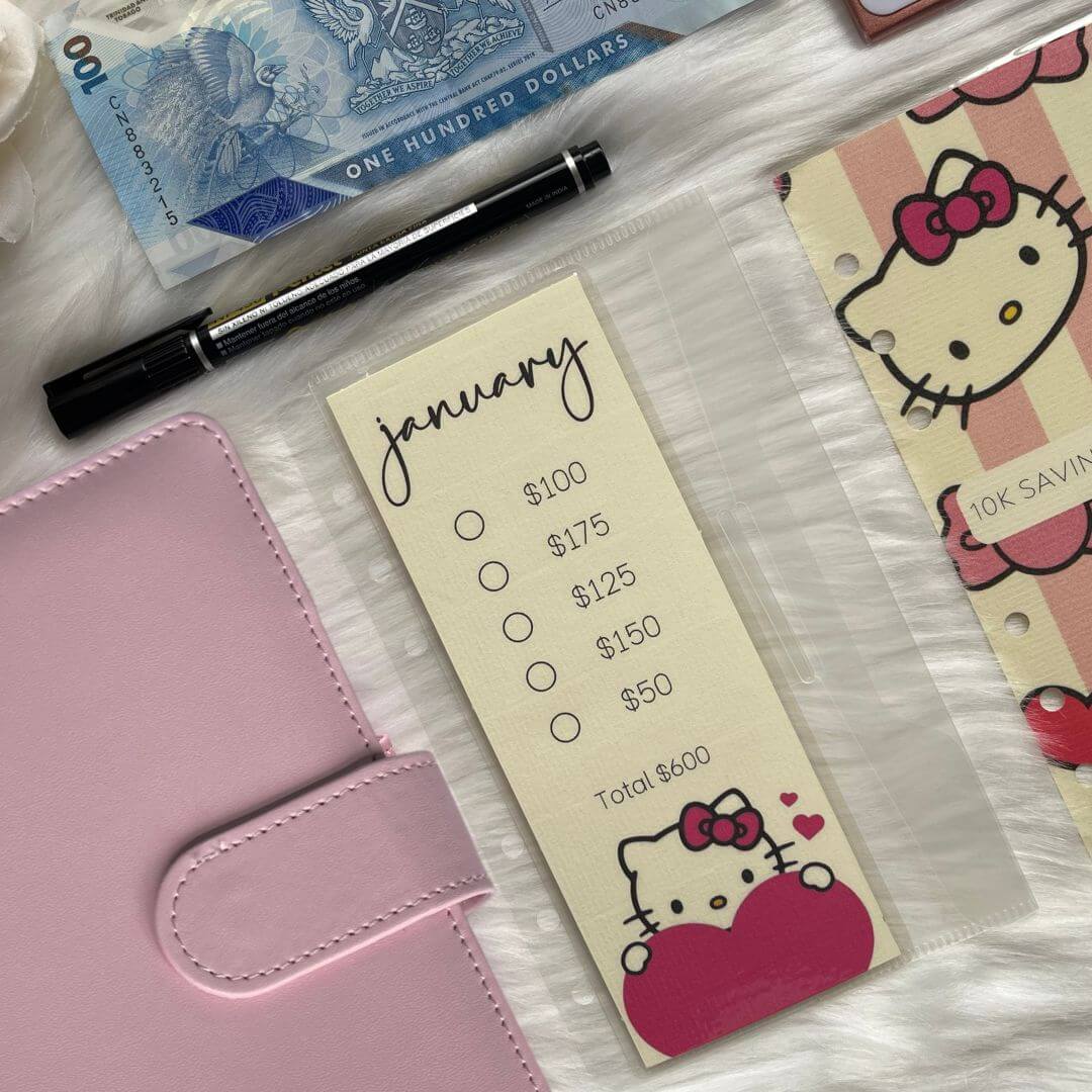 Monthly Savings Binder | Minimalist