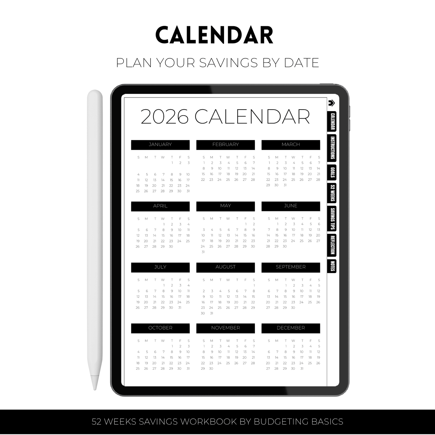 100 Envelope Saving Challenge | Workbook