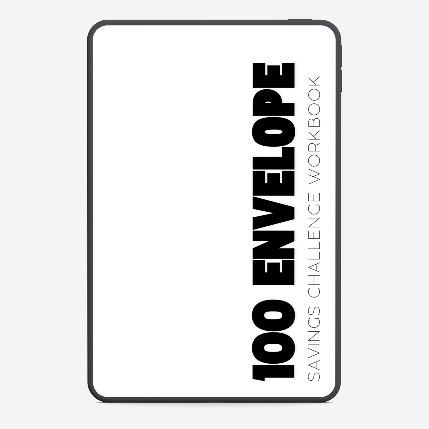 100 Envelope Saving Challenge | Workbook