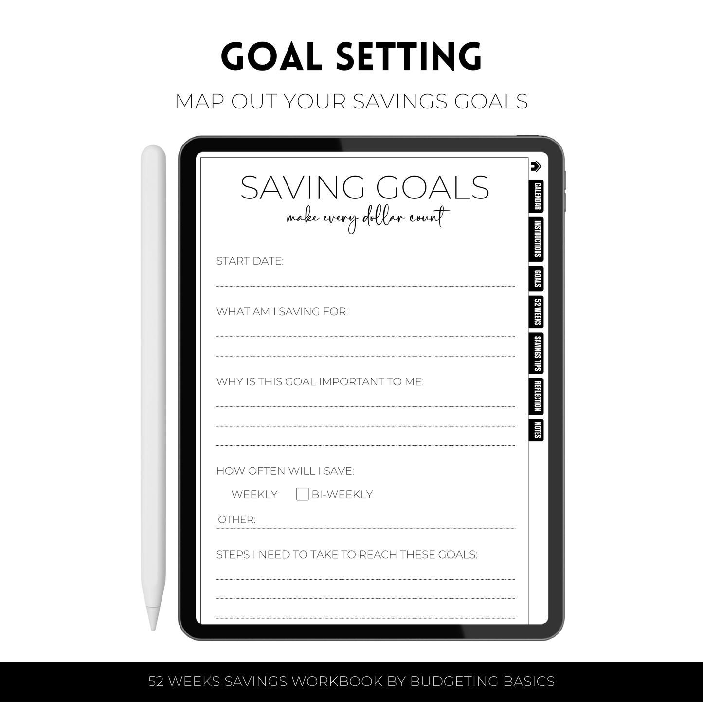 100 Envelope Saving Challenge | Workbook