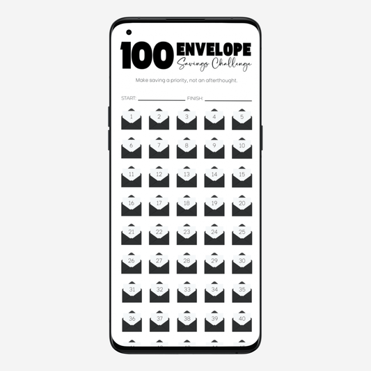 100 Envelope Savings Challenge | Digital