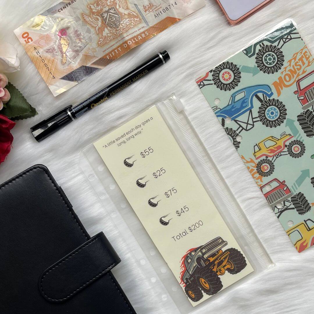 Savings Challenge Binder | Boys Ages 13-17