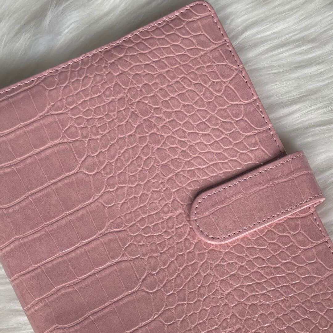 Luxe Croc Ring Binder | A5