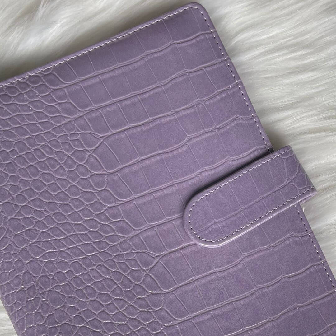 Luxe Croc Ring Binder | A5
