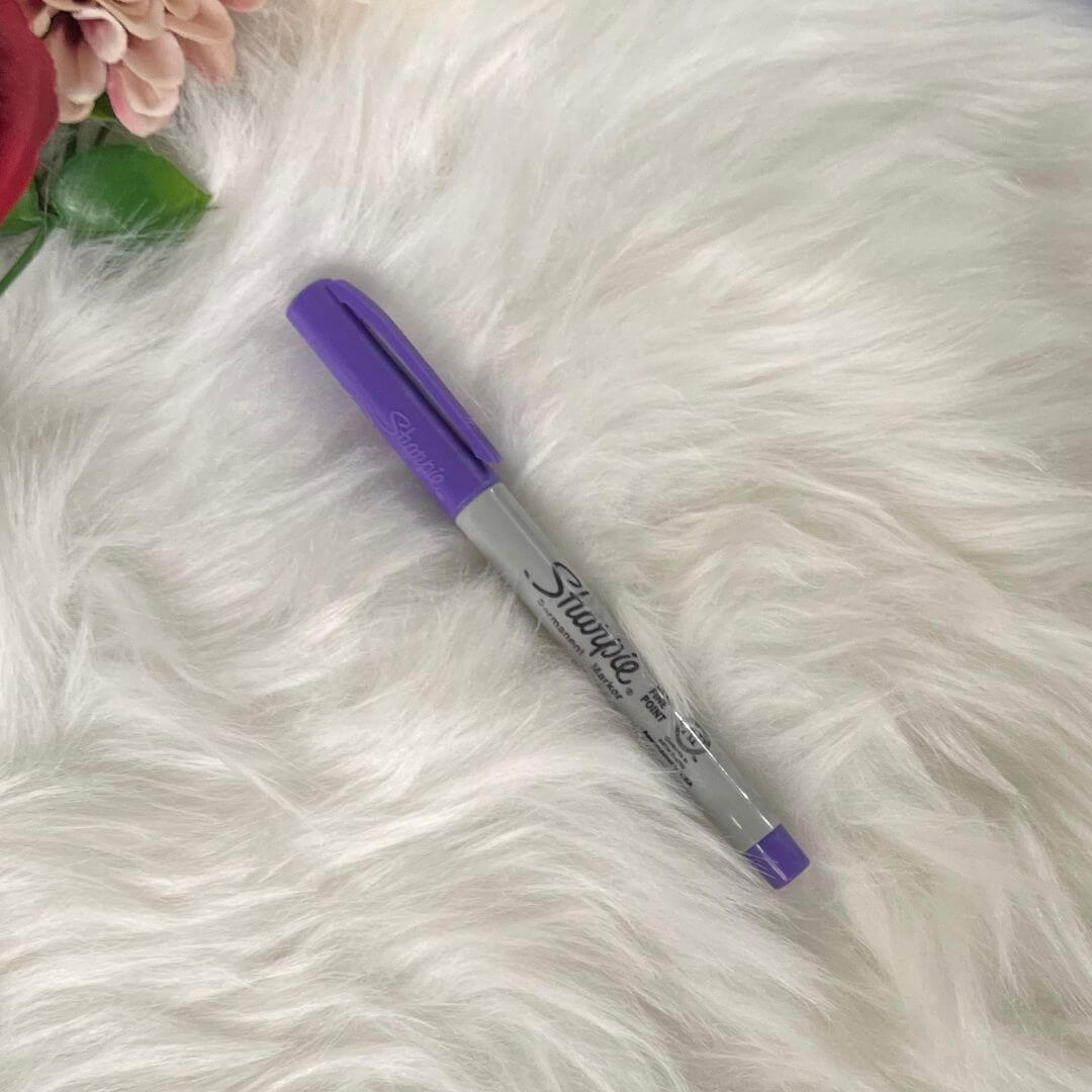 SHARPIE ULTRA FINE PURPLE MARKER