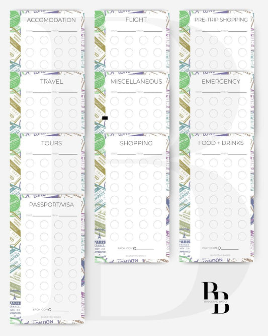 Wanderlust Challenge Binder