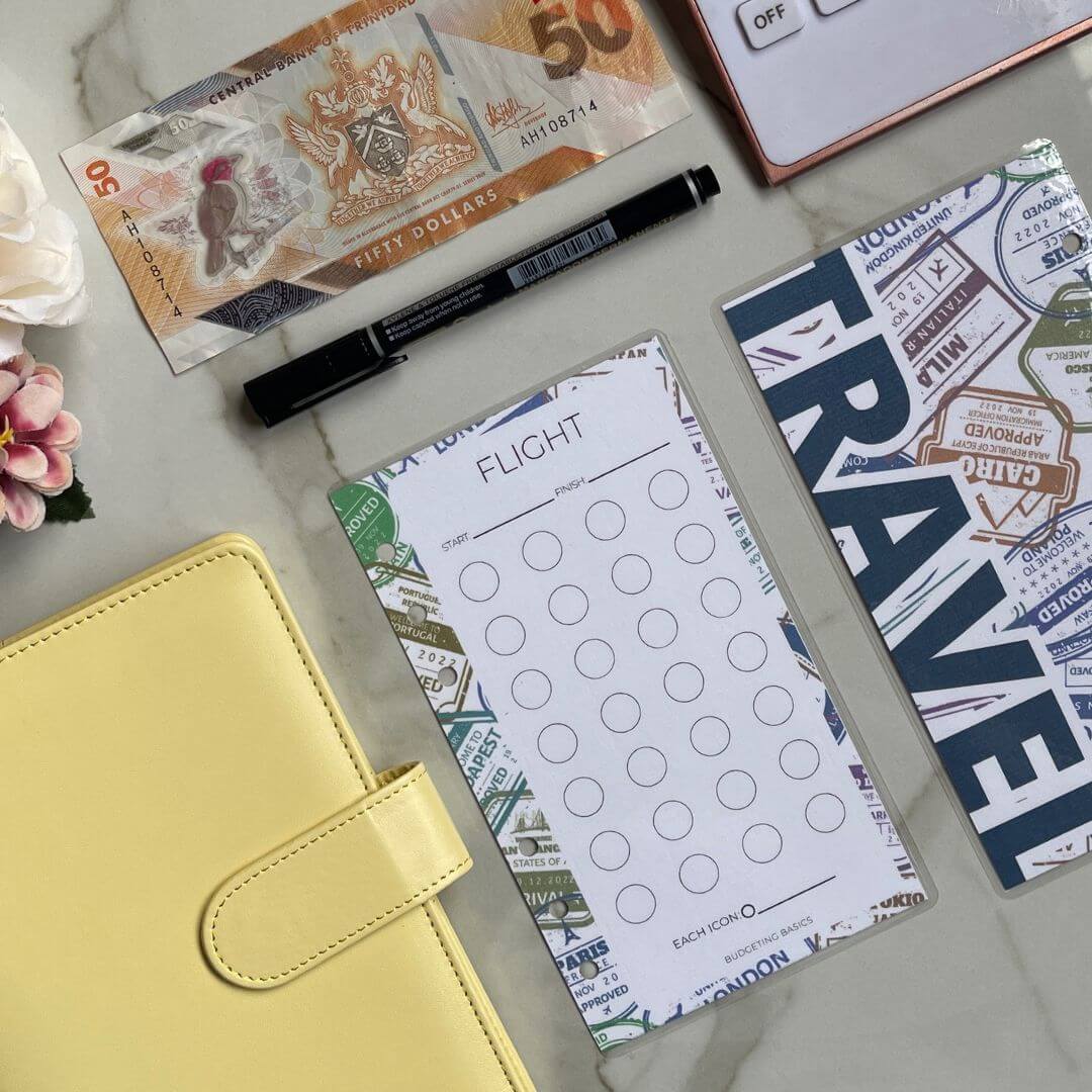 Travel Savings Challenge Binder