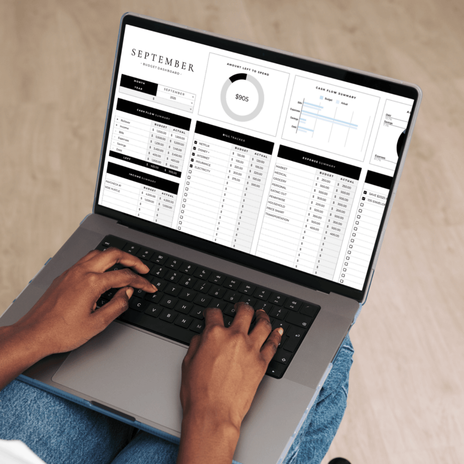 Monthly Budget Spreadsheets exclusively available at Budgeting Basics Trinidad and Tobago