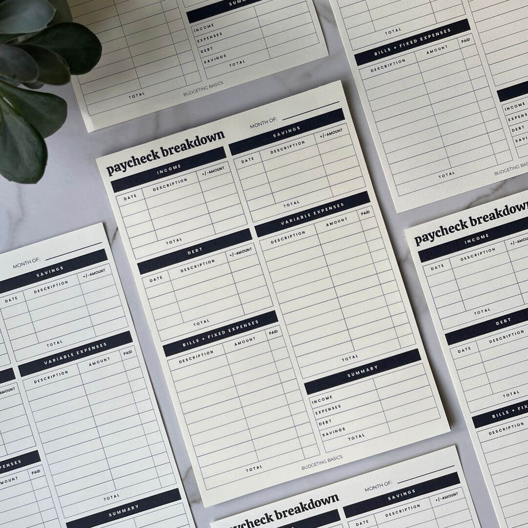 Notepad, Inserts and Trackers