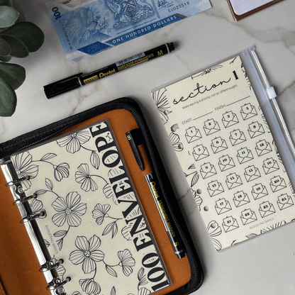 100 Envelope Savings Challenge | Cash Wallet