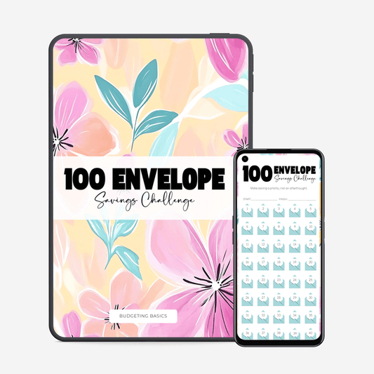 100 Envelope Saving Challenge | Digital Download
