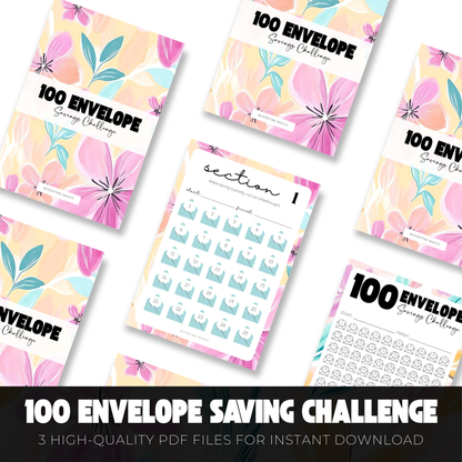 100 Envelope Saving Challenge | Digital Download