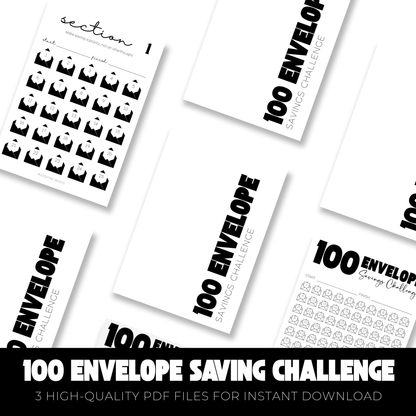 100 Envelope Saving Challenge | Digital Download