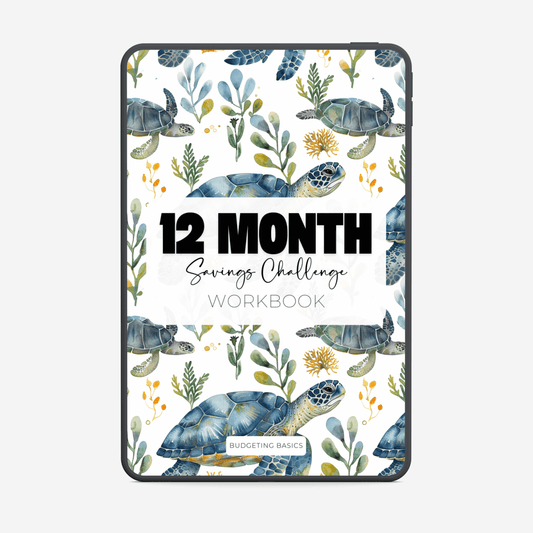 12-Month Savings Challenge | Workbook