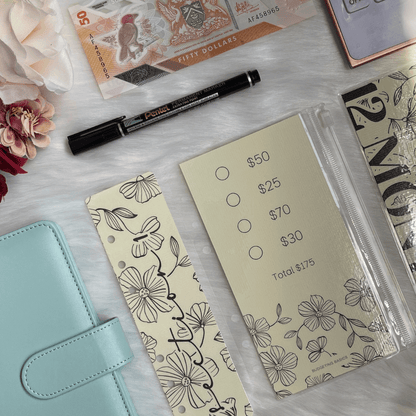 12-Month Savings Challenge Binder | Undated