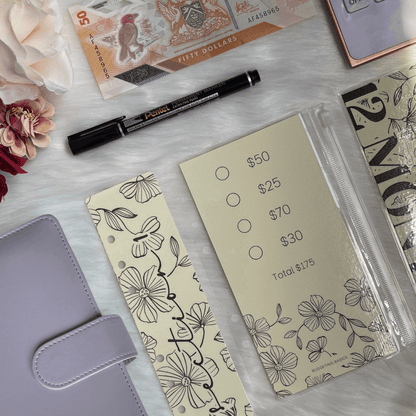 12-Month Savings Challenge Binder | Undated