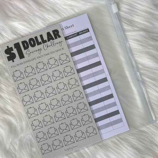 $1 Dollar Savings Challenge exclusively available at Budgeting Basics Trinidad and Tobago