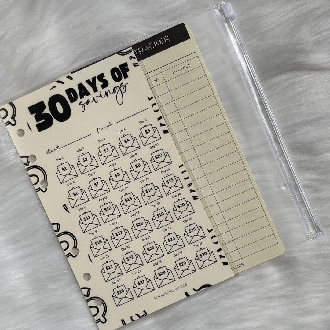 Savings Challenge Binder | Girls Ages 13-17