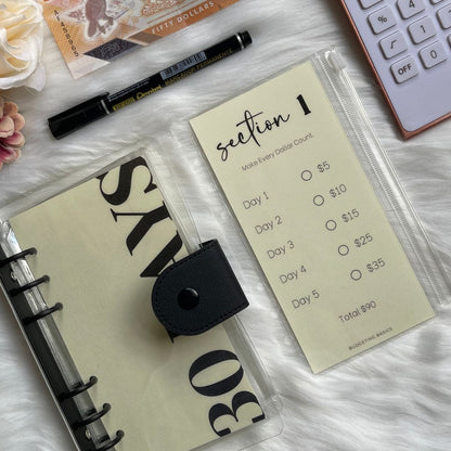 30 Day Savings Challenge Binder