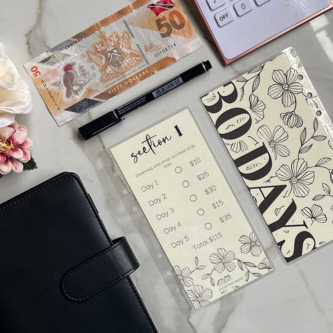 30 Day Savings Challenge Binder
