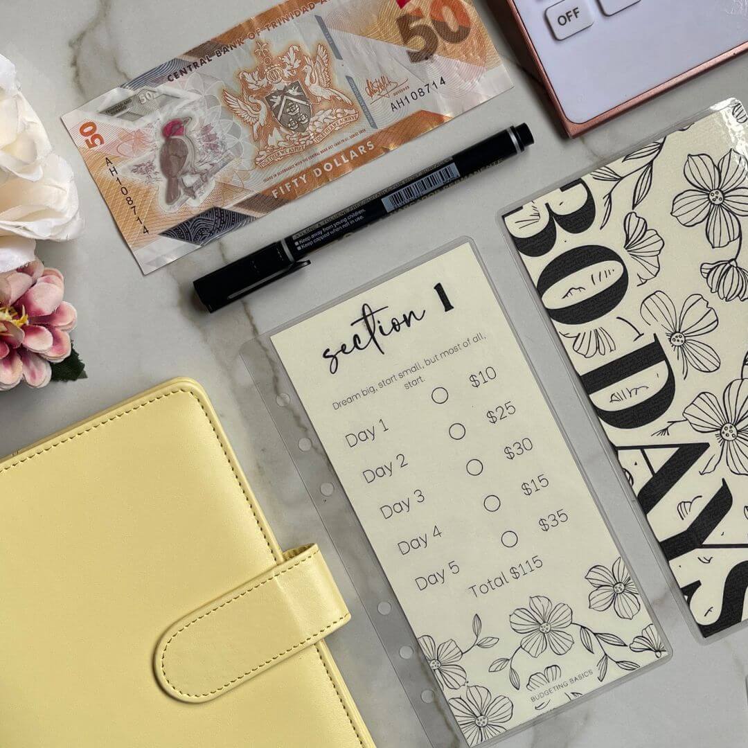 30 Day Savings Challenge Binder