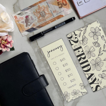 52 Friday's Savings Challenge Binder