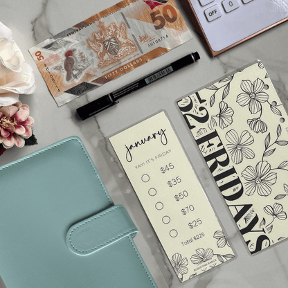 52 Friday's Savings Challenge Binder