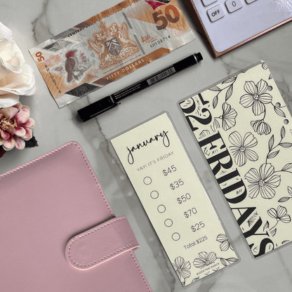 52 Friday's Savings Challenge Binder