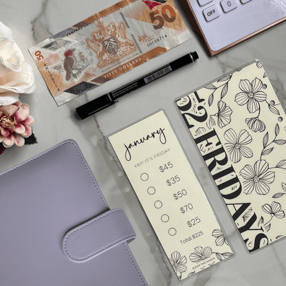 52 Friday's Savings Challenge Binder