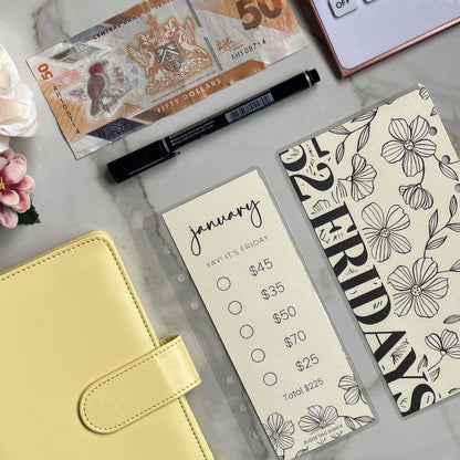 52 Friday's Savings Challenge Binder