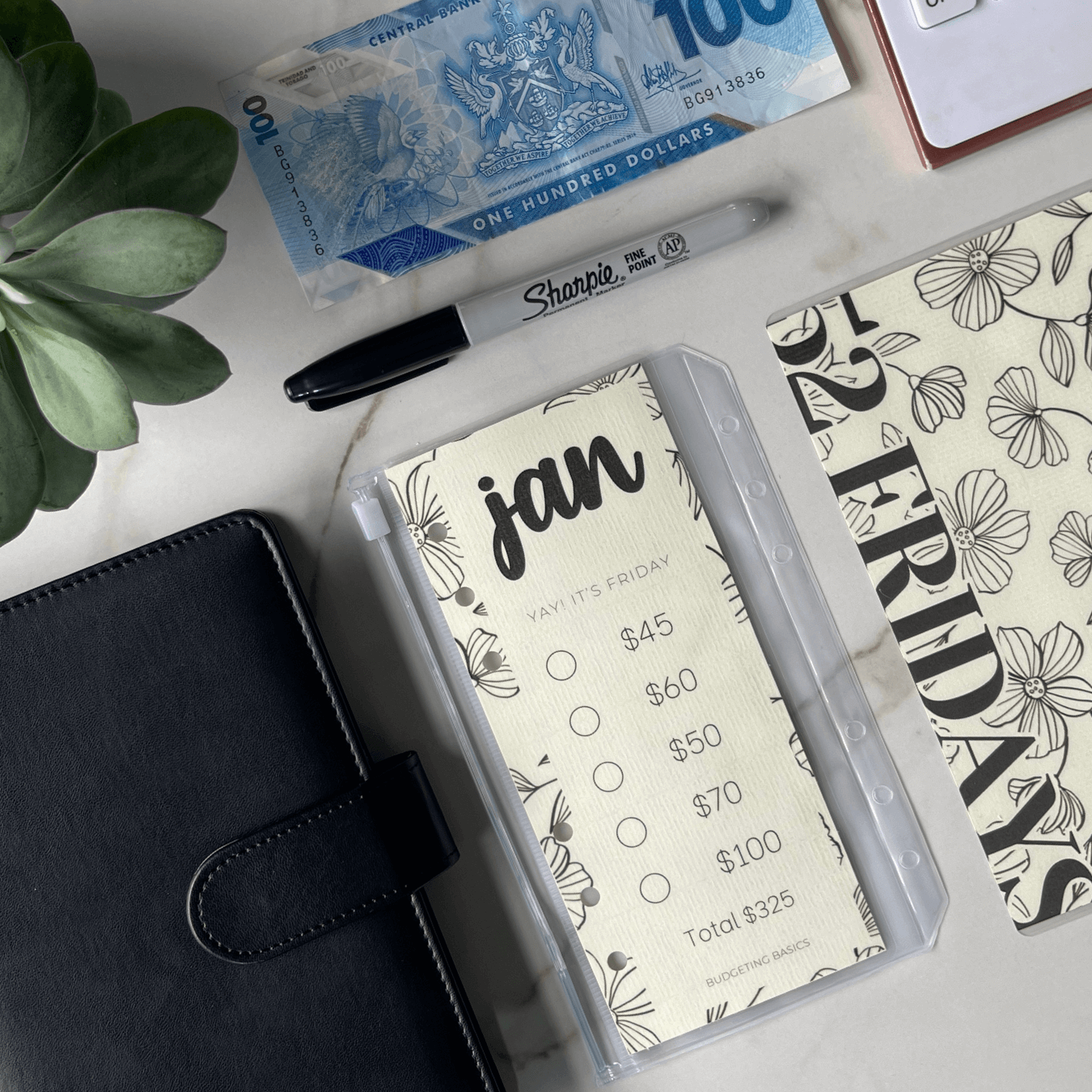 52 Friday's Savings Challenge Binder