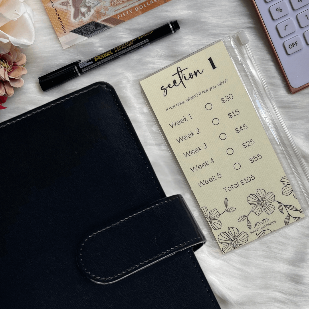52 Weeks Savings Challenge Binder