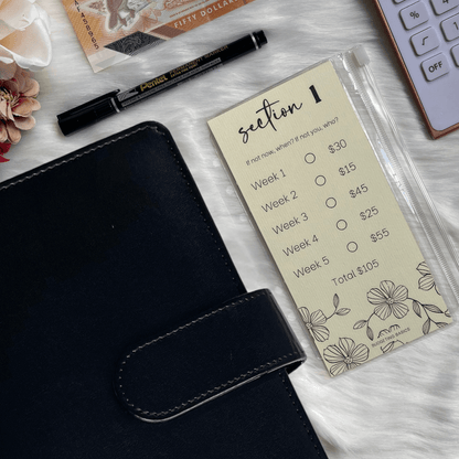 52 Weeks Savings Challenge Binder