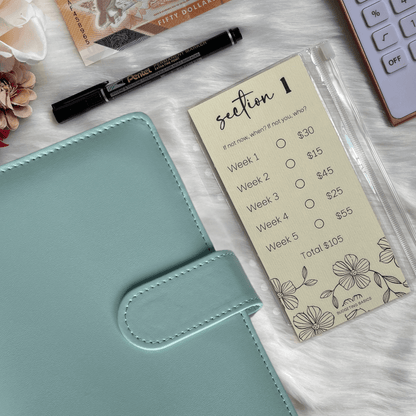 52 Weeks Savings Challenge Binder