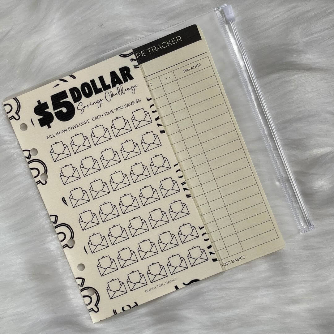 Savings Challenge Binder | Girls Ages 13-17