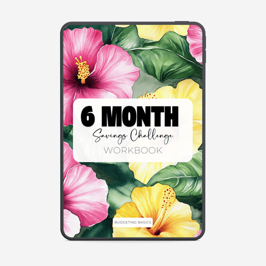 6-Month Savings Challenge | WorkbooK